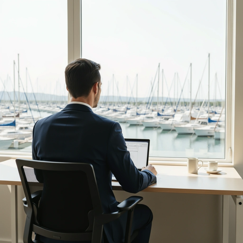 Researcher in the lab